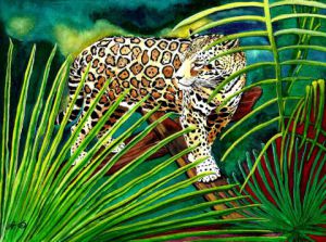Voir le détail de cette oeuvre: Le jaguar, seigneur de la jungle amazonienne
